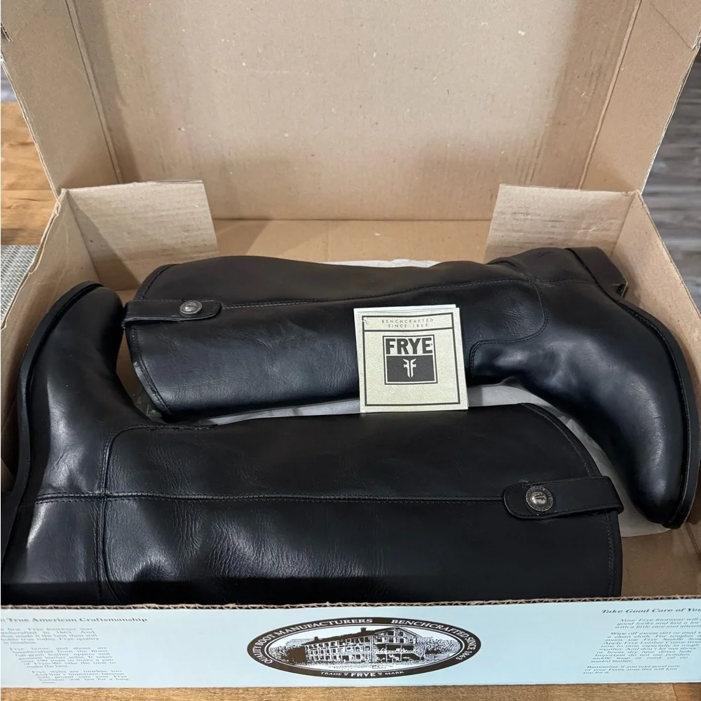 Frye Melissa Buckle Boot Extended Calf - Picture 8 of 10